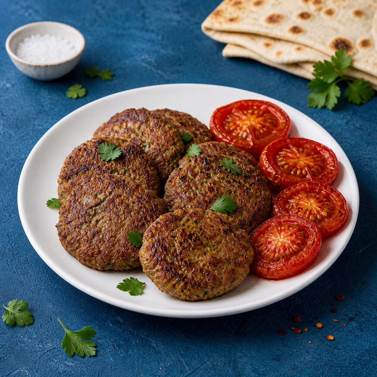 کتلت گوشت با آرد نخودچی